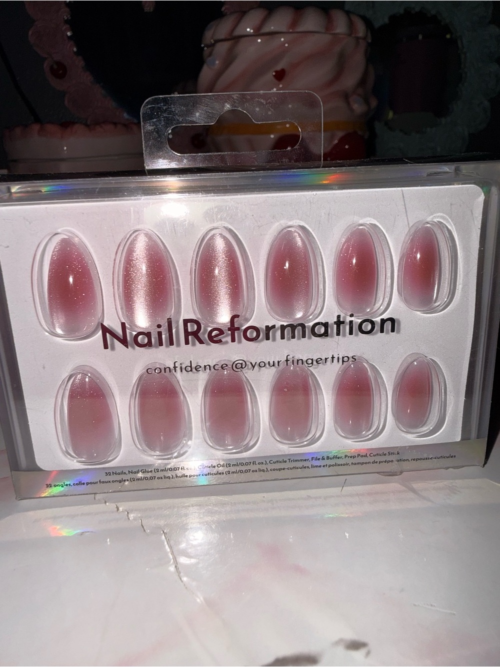 Nail Reformation Pink Ombre Press-On Nails